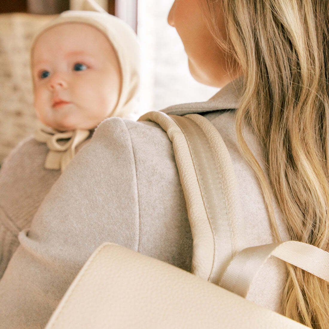 Freshly picked diaper bag in birch clearance